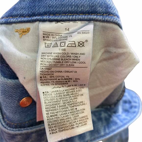 Old Navy Women Overalls Distressed Boyfriend Jean Denim Cotton Bibs Carpenter 14 - Picture 8 of 8